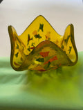 Fused glass candle or Potpourri holders