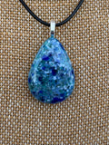 Pendant Blue Green Frit Blend