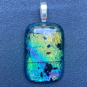 Dazzle Dichroic Multi Color Pendant